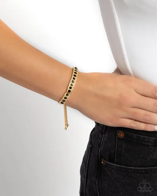 Paparazzi Jewelry Bracelets Paparazzi Bracelet Dancing Decade Black