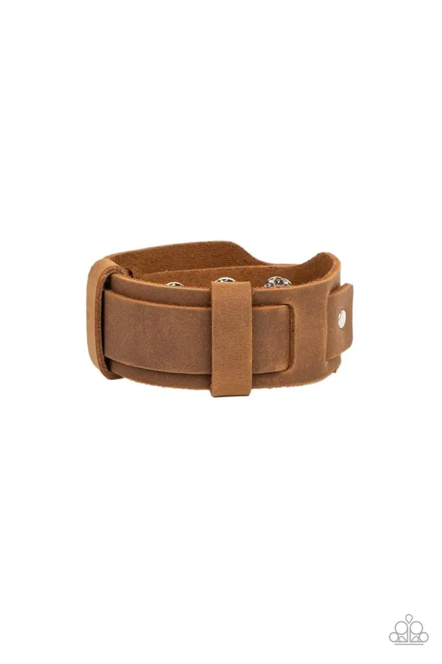 Paparazzi Jewelry Bracelets Paparazzi Bracelet Desert Desperado Brown Paparazzi Jewelry Bracelets Paparazzi Bracelet Desert Desperado Brown