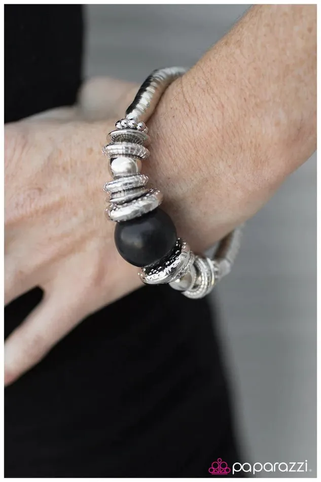 Paparazzi Jewelry Bracelets Paparazzi Bracelet Do As The Romans Do Black