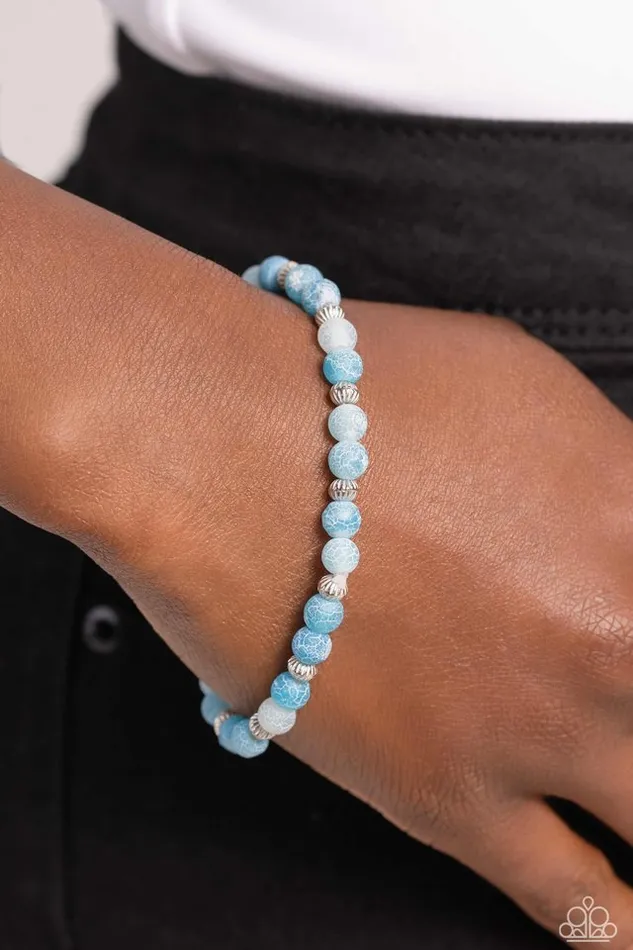Paparazzi Jewelry Bracelets Paparazzi Bracelet Ethereally Earthy Blue