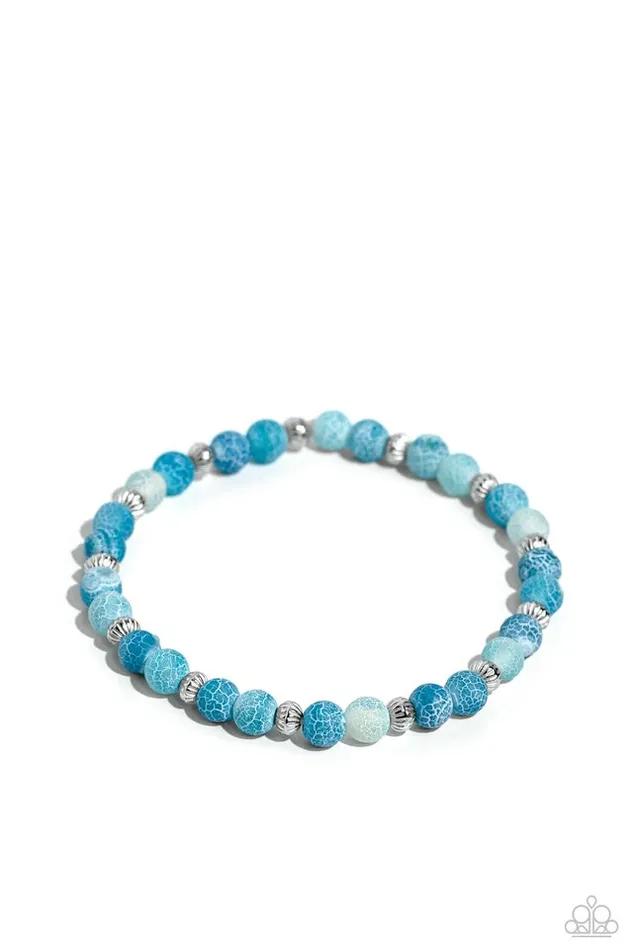 Paparazzi Jewelry Bracelets Paparazzi Bracelet Ethereally Earthy Blue Paparazzi Jewelry Bracelets Paparazzi Bracelet Ethereally Earthy Blue