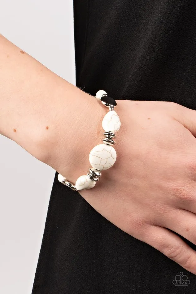 Paparazzi Jewelry Bracelets Paparazzi Bracelet Mesa Vista White