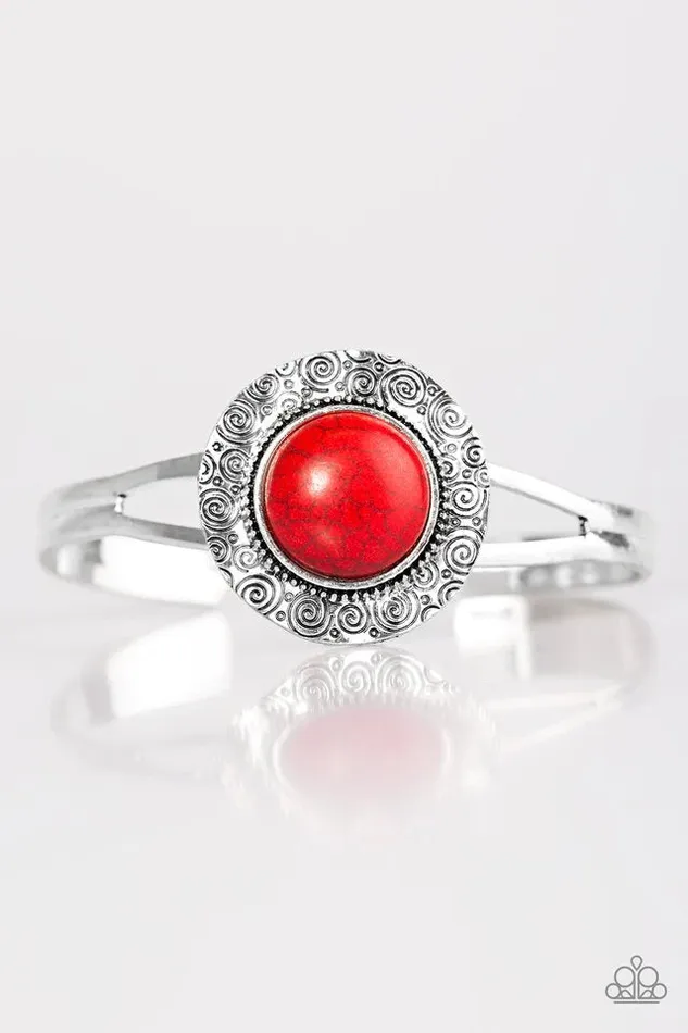 Paparazzi Jewelry Bracelets Paparazzi Bracelet Natural Environment Red