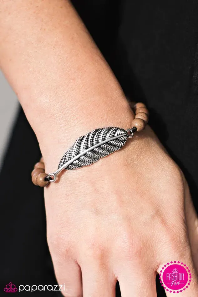 Paparazzi Jewelry Bracelets Paparazzi Bracelet One For The Birds Brown