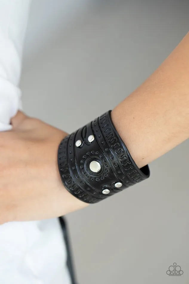 Paparazzi Jewelry Bracelets Paparazzi Bracelet Orange County Black