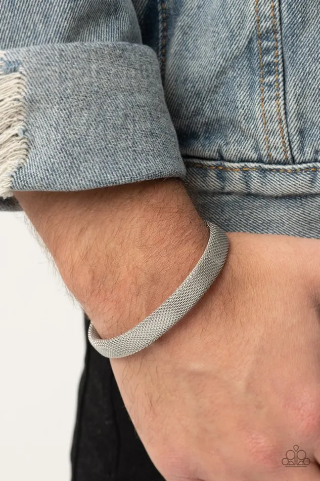 Paparazzi Jewelry Bracelets Paparazzi Bracelet Ready Willing and CABLE Silver
