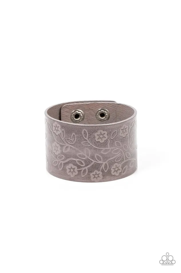 Paparazzi Jewelry Bracelets Paparazzi Bracelet Rosy Wrap Up Silver Paparazzi Jewelry Bracelets Paparazzi Bracelet Rosy Wrap Up Silver