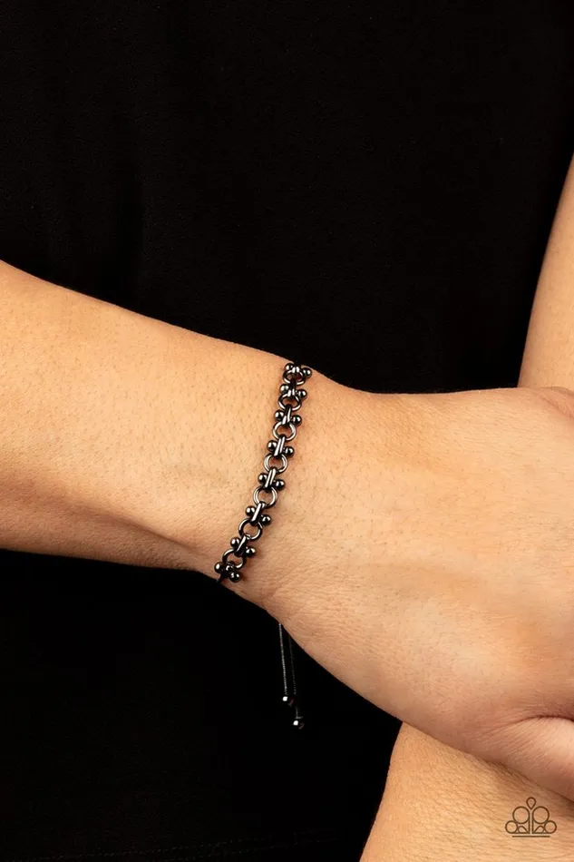 Paparazzi Jewelry Bracelets Paparazzi Bracelet Slide On Over Black