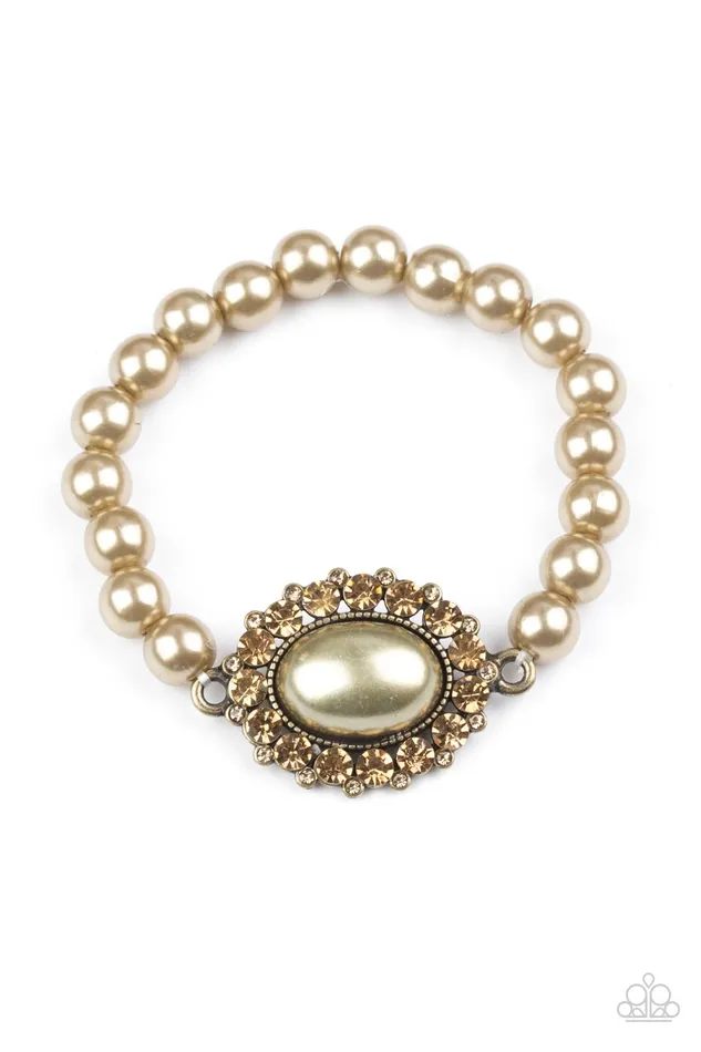 Paparazzi Jewelry Bracelets Paparazzi Bracelet StarryEyed Starlet Brass