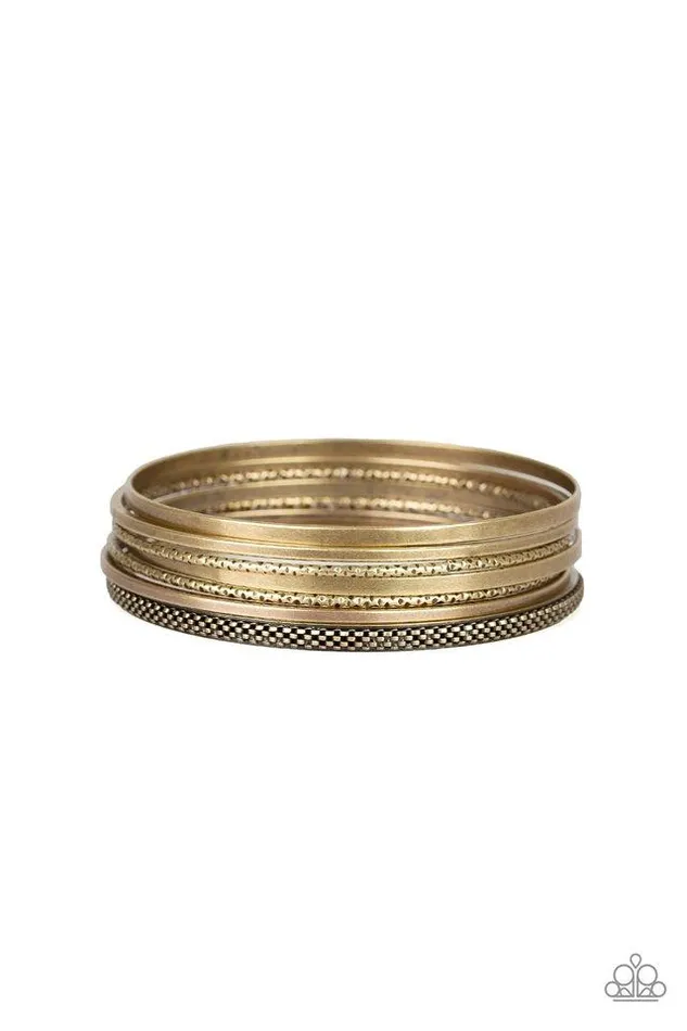 Paparazzi Jewelry Bracelets Paparazzi Bracelet The Big BANGLE Brass