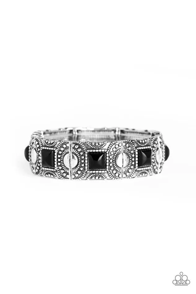 Paparazzi Jewelry Bracelets Paparazzi Bracelet Tribal Trailblazer Black