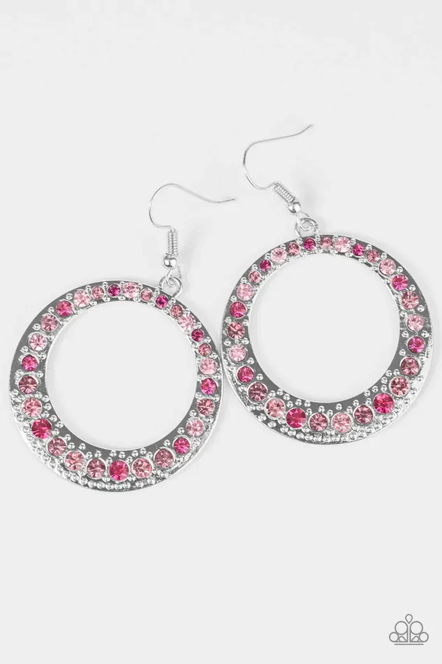 Paparazzi Jewelry Earrings Paparazzi Earring At A Stand STILETTO Pink
