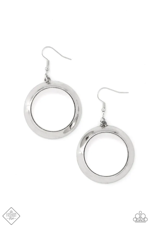 Paparazzi Jewelry Earrings Paparazzi Earring Authentic Appeal Silver