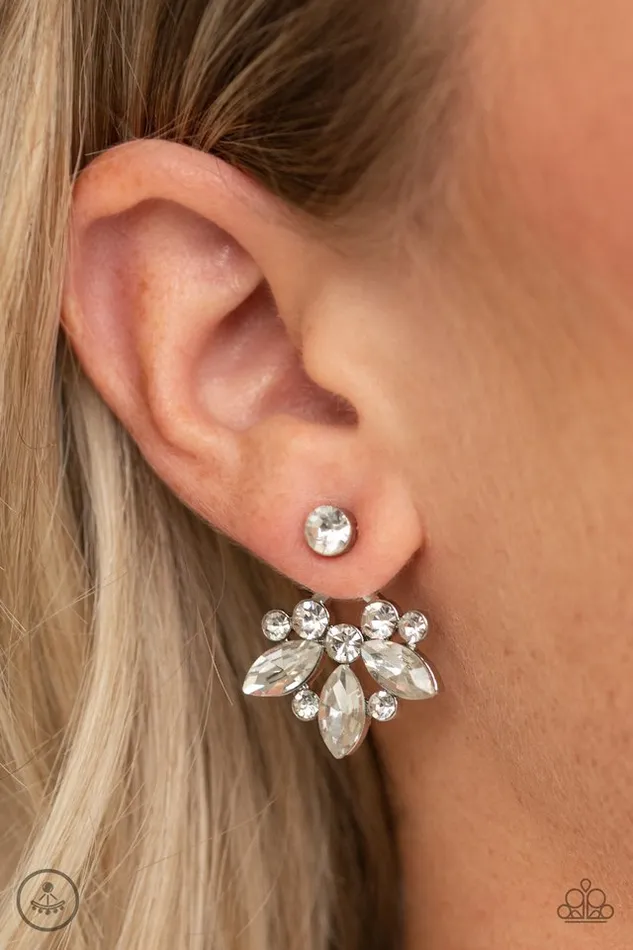 Paparazzi Jewelry Earrings Paparazzi Earring Crystal Constellations White
