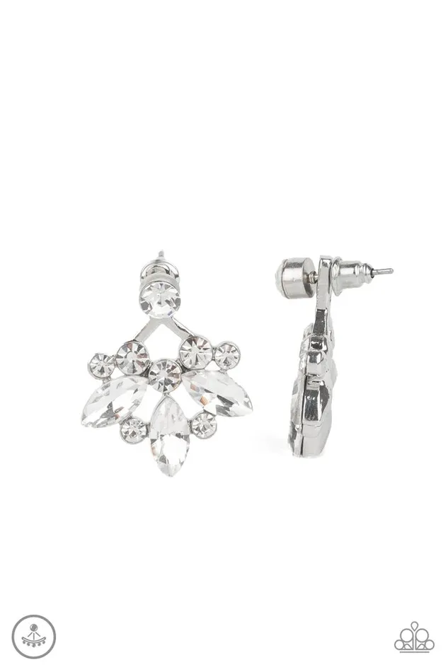 Paparazzi Jewelry Earrings Paparazzi Earring Crystal Constellations White Paparazzi Jewelry Earrings Paparazzi Earring Crystal Constellations White
