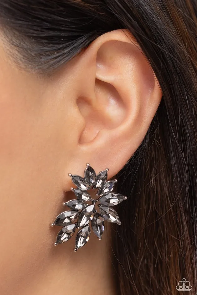 Paparazzi Jewelry Earrings Paparazzi Earring Fire Hazard Silver
