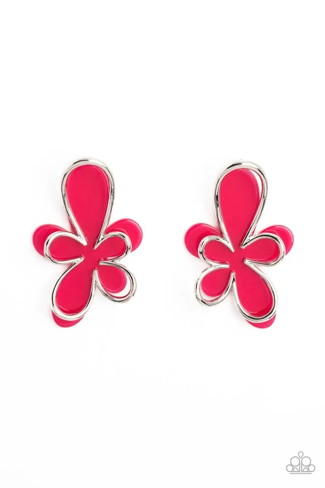 Paparazzi Jewelry Earrings Paparazzi Earring Glimmering Gardens Pink Paparazzi Jewelry Earrings Paparazzi Earring Glimmering Gardens Pink