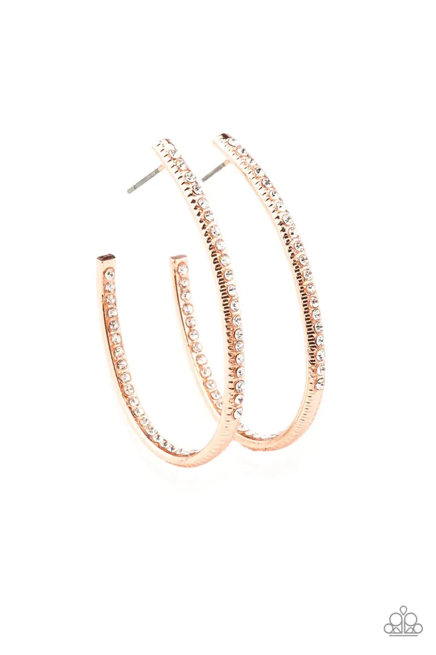 Paparazzi Jewelry Earrings Paparazzi Earring Globetrotting Glitter Copper