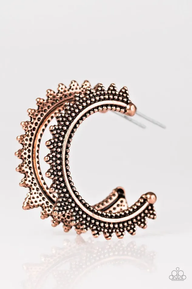Paparazzi Jewelry Earrings Paparazzi Earring Incan Iridescence Copper