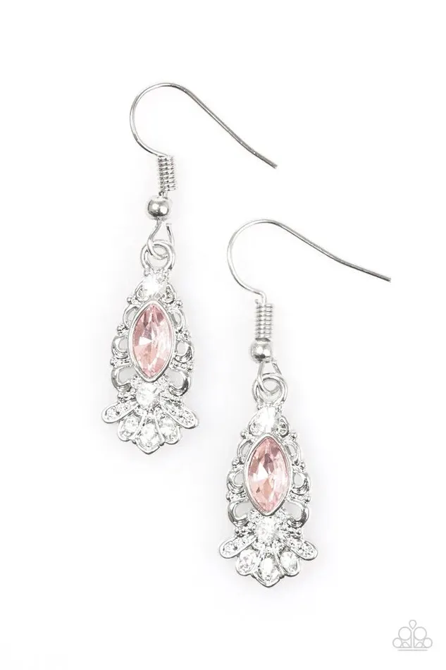 Paparazzi Jewelry Earrings Paparazzi Earring Infinite Shine Pink