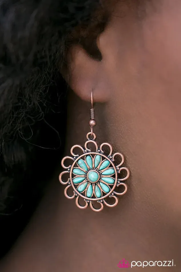 Paparazzi Jewelry Earrings Paparazzi Earring Into The Wild I Go Copper