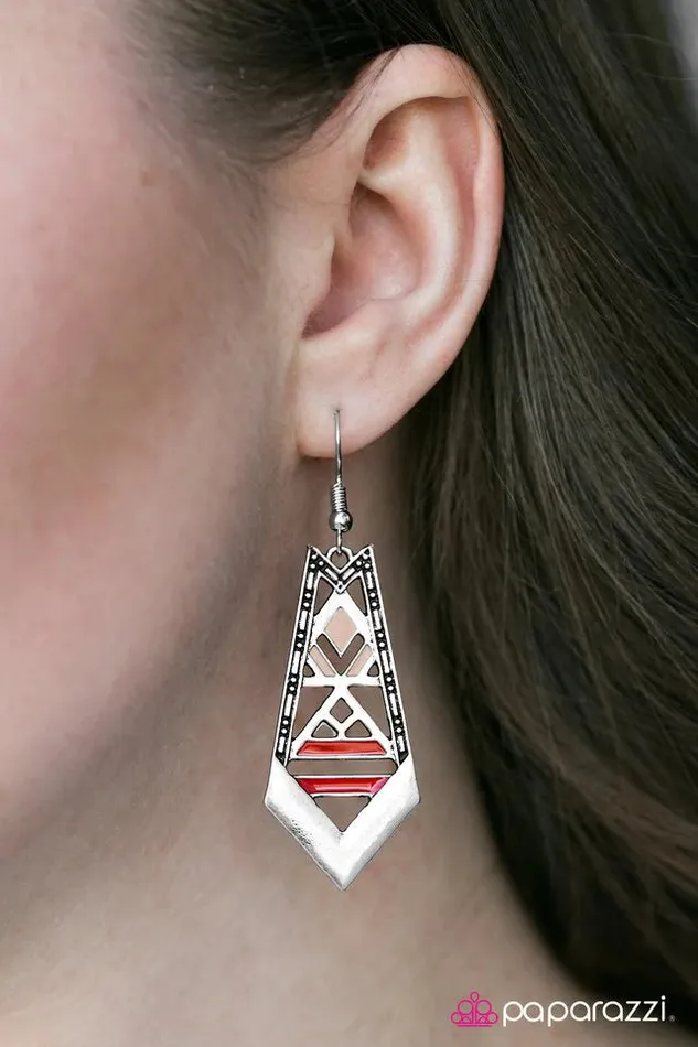 Paparazzi Jewelry Earrings Paparazzi Earring Jungle Adventure Multi