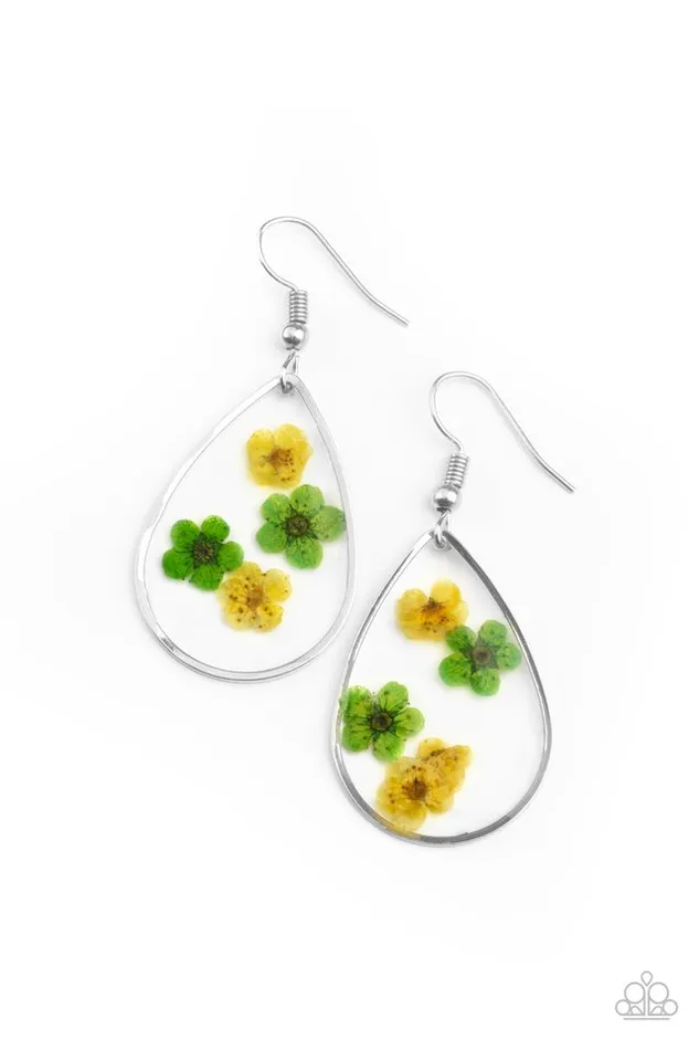 Paparazzi Jewelry Earrings Paparazzi Earring Perennial Prairie Yellow Paparazzi Jewelry Earrings Paparazzi Earring Perennial Prairie Yellow