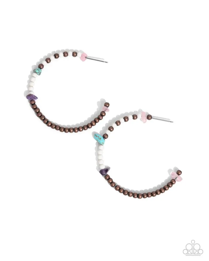 Paparazzi Jewelry Earrings Paparazzi Earring Pointed Promise Copper Paparazzi Jewelry Earrings Paparazzi Earring Pointed Promise Copper