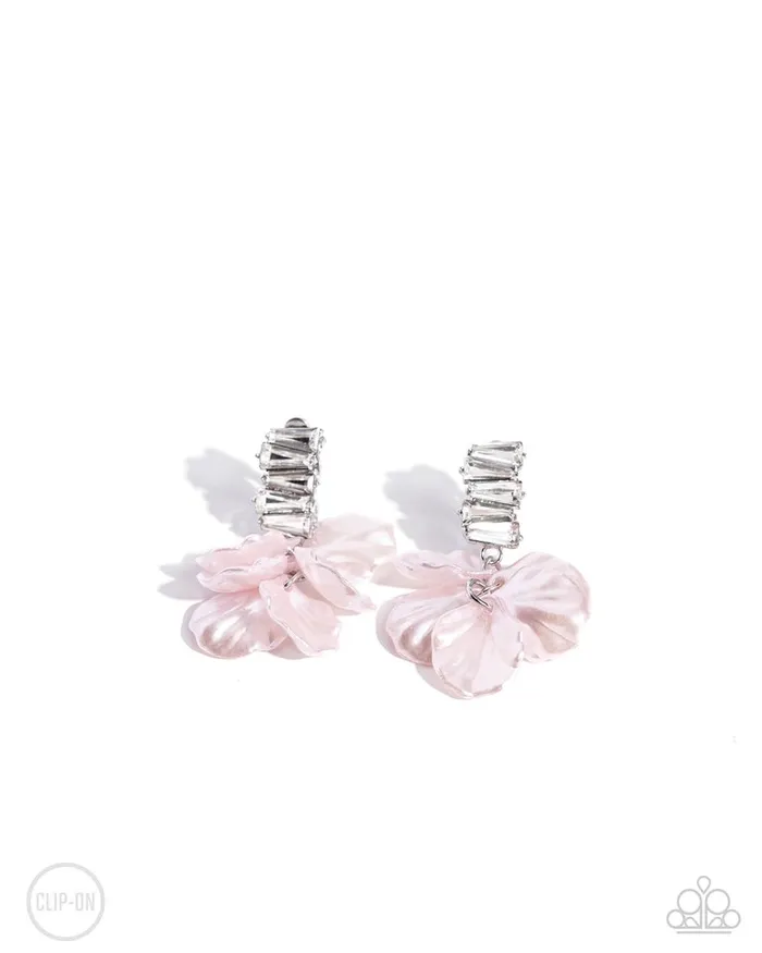Paparazzi Jewelry Earrings Paparazzi Earring Stacked Sprigs Pink Paparazzi Jewelry Earrings Paparazzi Earring Stacked Sprigs Pink
