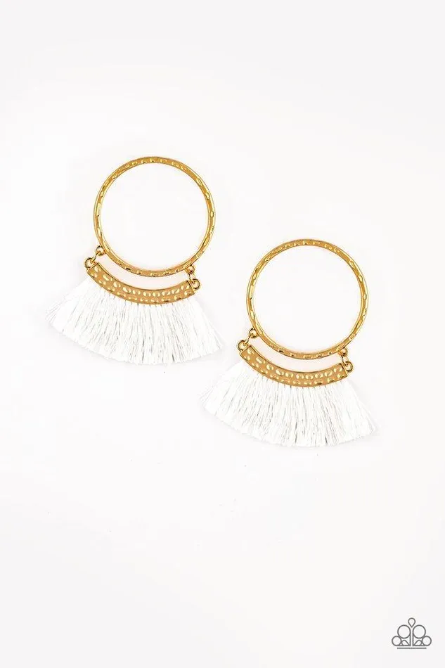 Paparazzi Jewelry Earrings Paparazzi Earring This Is Sparta Gold