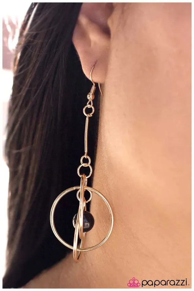 Paparazzi Jewelry Earrings Paparazzi Earring You Say You Want A Revolution Gold