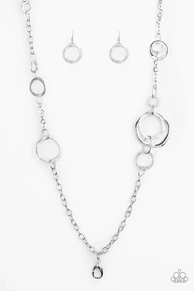 Paparazzi Jewelry Necklaces Paparazzi Necklace Amped Up Metallics Silver
