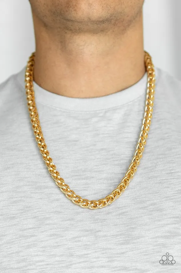 Paparazzi Jewelry Necklaces Paparazzi Necklace Big Talker Gold