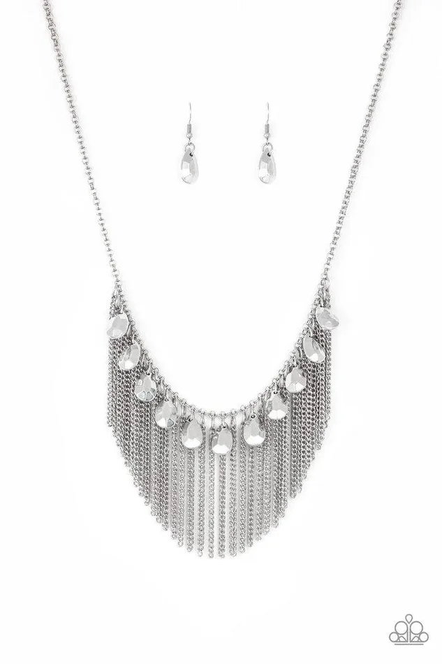 Paparazzi Jewelry Necklaces Paparazzi Necklace Bragging Rights Silver