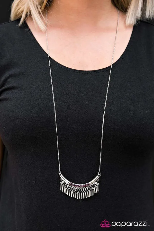 Paparazzi Jewelry Necklaces Paparazzi Necklace Calling All Goddesses Purple