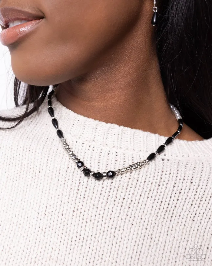 Paparazzi Jewelry Necklaces Paparazzi Necklace Dainty Diversity Black