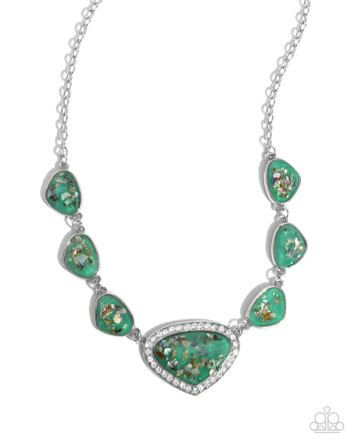 Paparazzi Jewelry Necklaces Paparazzi Necklace Discreet Dazzle Green Paparazzi Jewelry Necklaces Paparazzi Necklace Discreet Dazzle Green