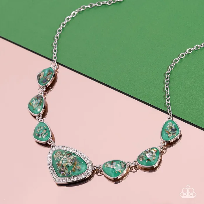 Paparazzi Jewelry Necklaces Paparazzi Necklace Discreet Dazzle Green Paparazzi Jewelry Necklaces Paparazzi Necklace Discreet Dazzle Green