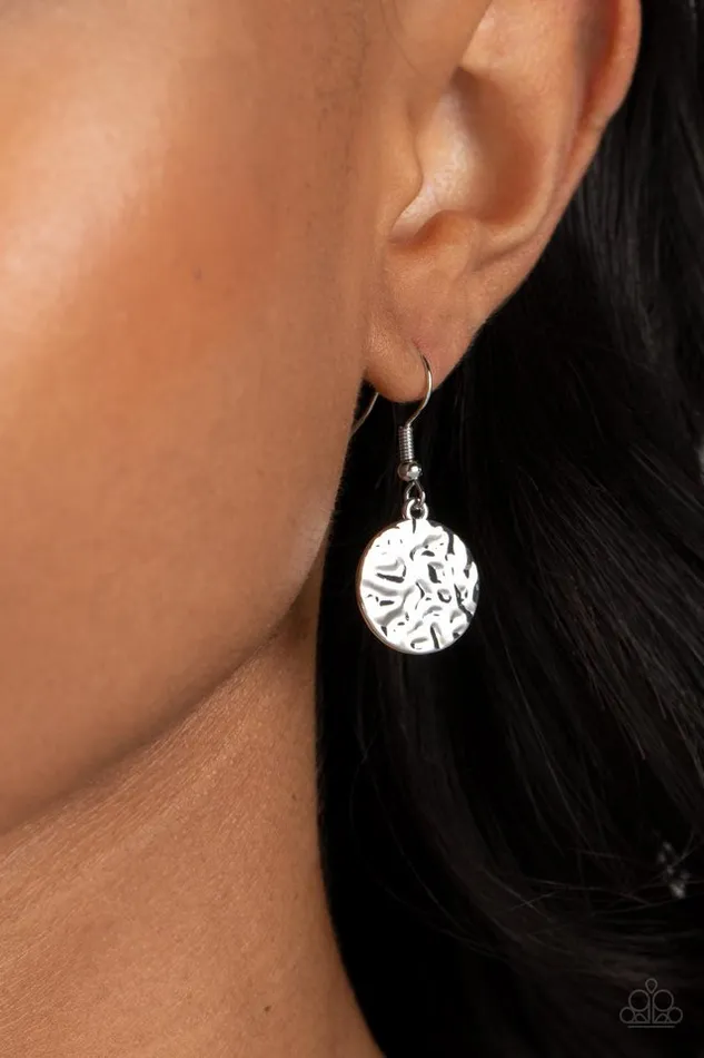 Paparazzi Jewelry Necklaces Paparazzi Necklace Dizzying Discs Silver Paparazzi Jewelry Necklaces Paparazzi Necklace Dizzying Discs Silver