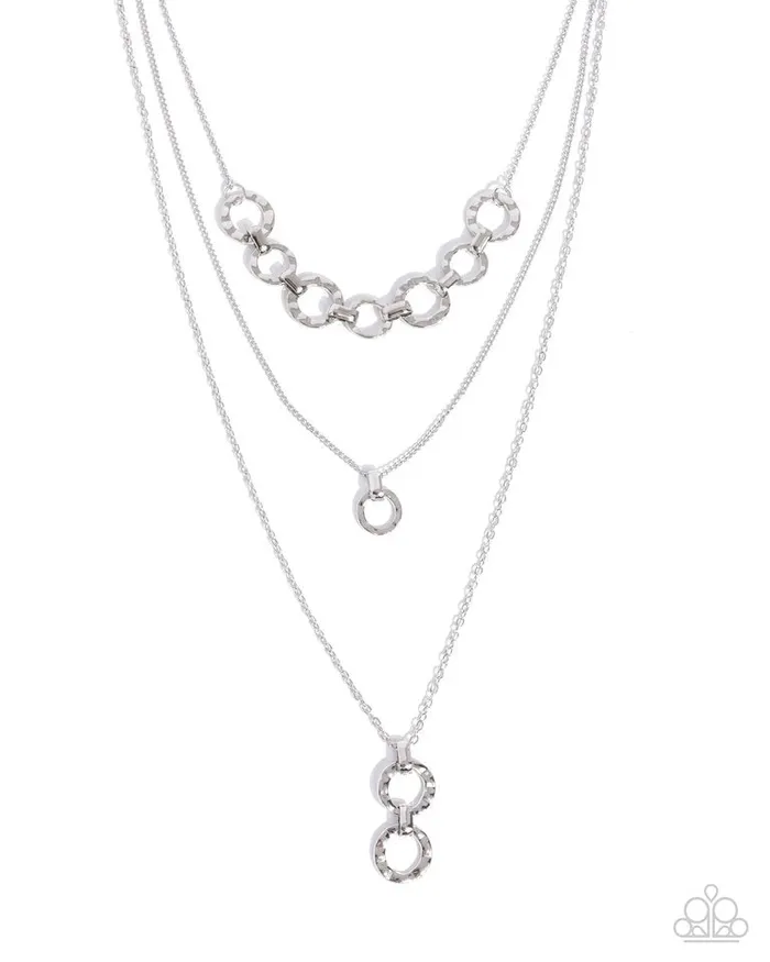 Paparazzi Jewelry Necklaces Paparazzi Necklace Dotted Demeanor Silver Paparazzi Jewelry Necklaces Paparazzi Necklace Dotted Demeanor Silver