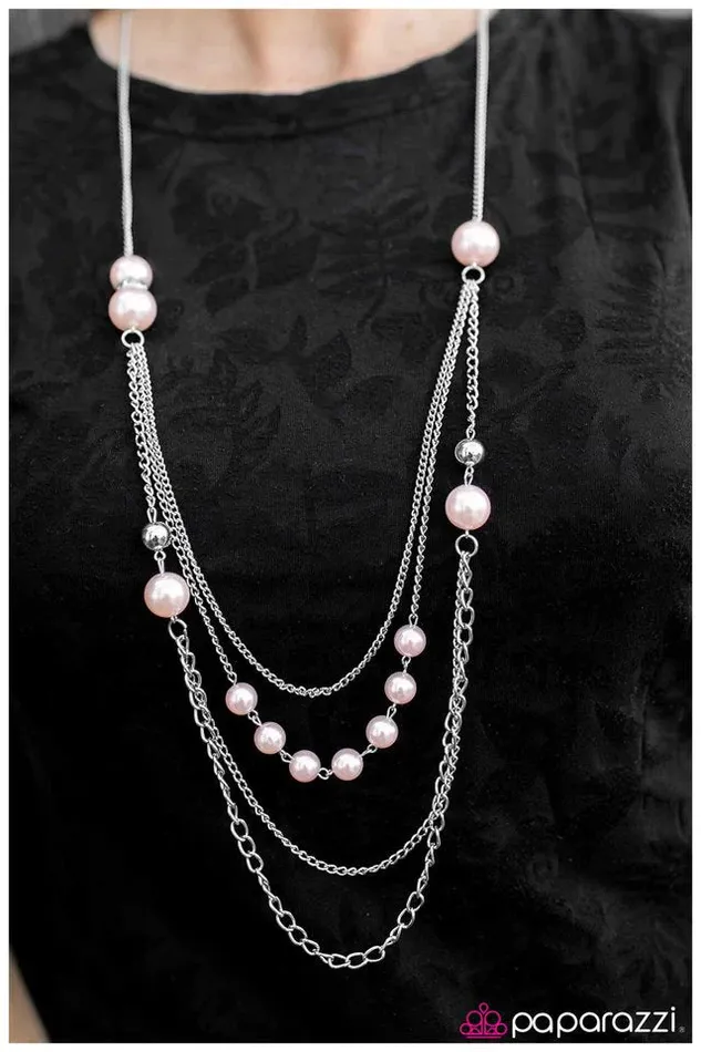 Paparazzi Jewelry Necklaces Paparazzi Necklace Dulce Amor Pink