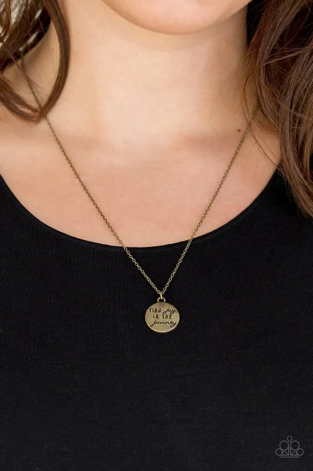 Paparazzi Jewelry Necklaces Paparazzi Necklace Find Joy Brass
