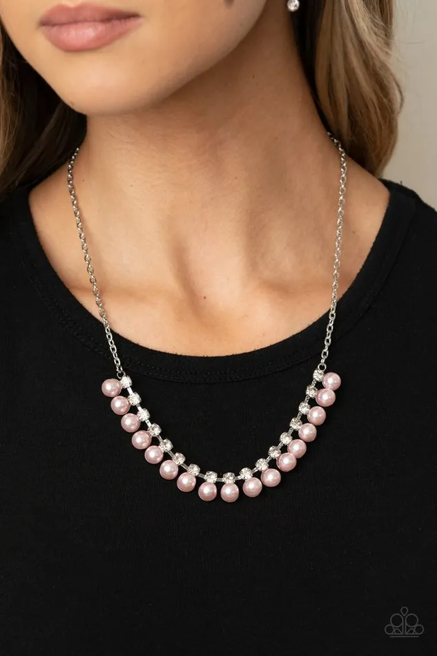 Paparazzi Jewelry Necklaces Paparazzi Necklace Frozen in TIMELESS Pink