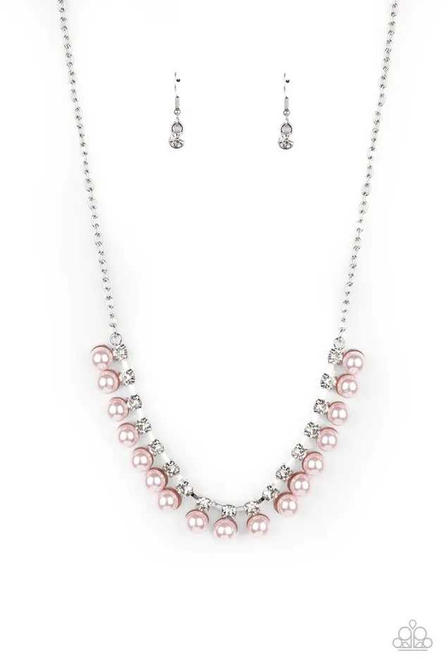 Paparazzi Jewelry Necklaces Paparazzi Necklace Frozen in TIMELESS Pink Paparazzi Jewelry Necklaces Paparazzi Necklace Frozen in TIMELESS Pink