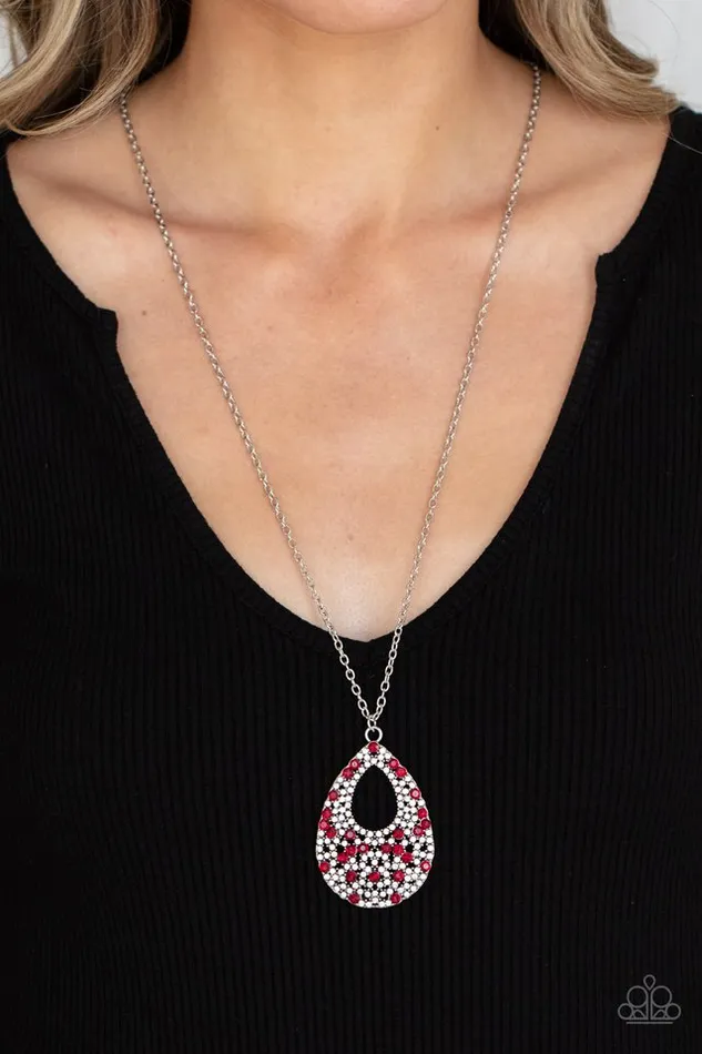 Paparazzi Jewelry Necklaces Paparazzi Necklace High Society Stargazing Red