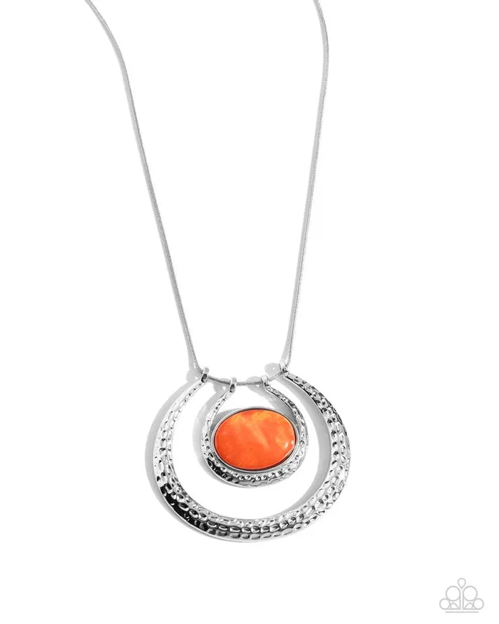 Paparazzi Jewelry Necklaces Paparazzi Necklace If the HORSESHOE Fits Orange Paparazzi Jewelry Necklaces Paparazzi Necklace If the HORSESHOE Fits Orange
