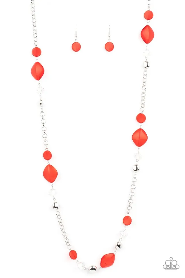 Paparazzi Jewelry Necklaces Paparazzi Necklace LightScattering Luminosity Red Paparazzi Jewelry Necklaces Paparazzi Necklace LightScattering Luminosity Red