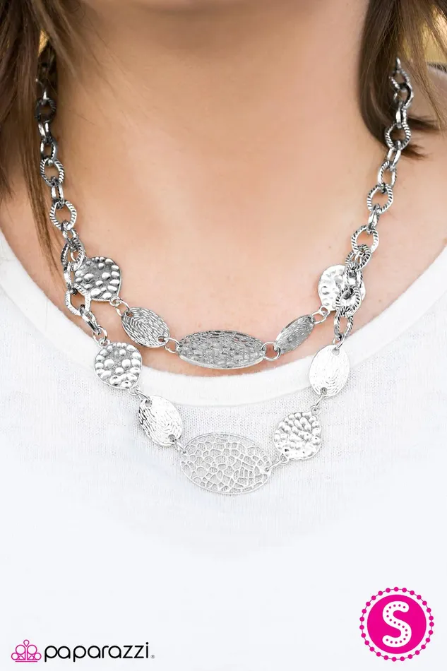 Paparazzi Jewelry Necklaces Paparazzi Necklace Natures Way Silver