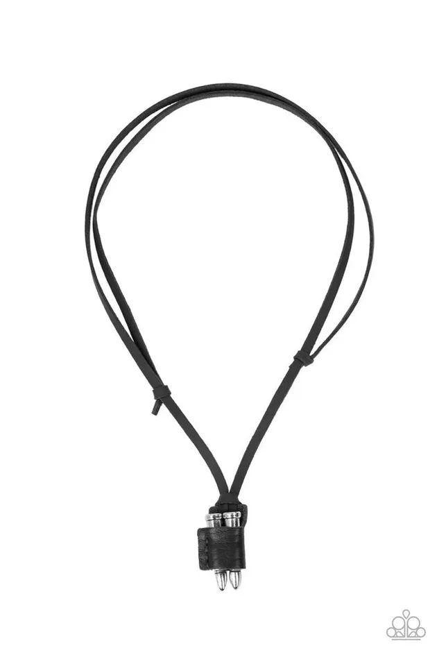 Paparazzi Jewelry Necklaces Paparazzi Necklace On the Lookout Black Paparazzi Jewelry Necklaces Paparazzi Necklace On the Lookout Black