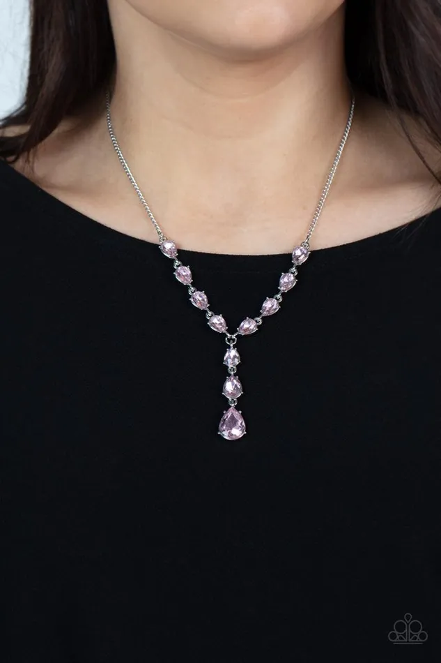 Paparazzi Jewelry Necklaces Paparazzi Necklace Park Avenue ALister Pink